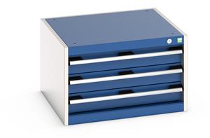 Drawer Cabinet 400mm high - 3 drawers Bott Professional Cubio Tool Storage Drawer Cabinets 65cm x 65cm 56/40019009.11 Drawer Cabinet 400mm high 3 drawers.jpg